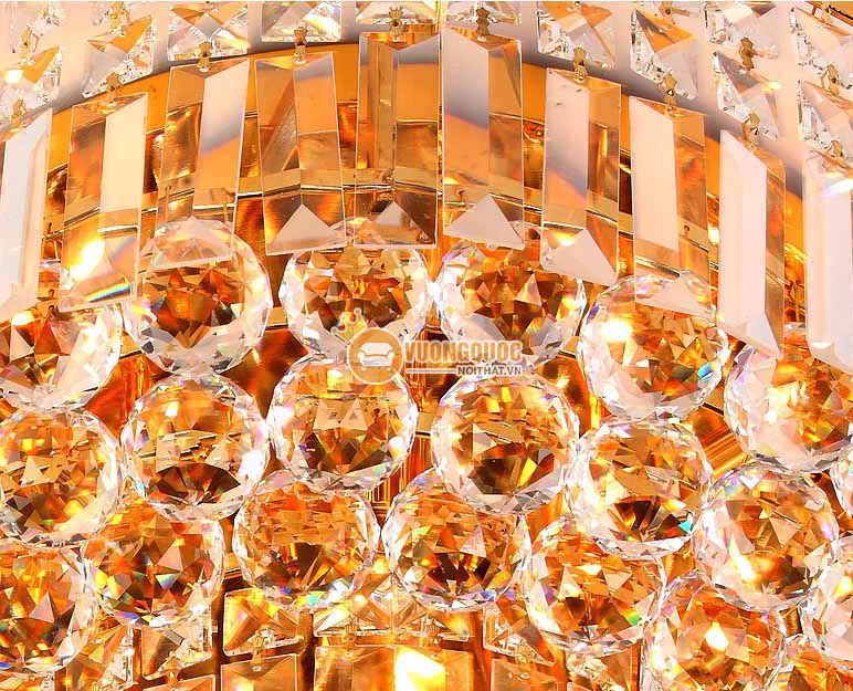 Đèn ốp trần pha lê kích thước lớn cho không gian rộng CM256-18